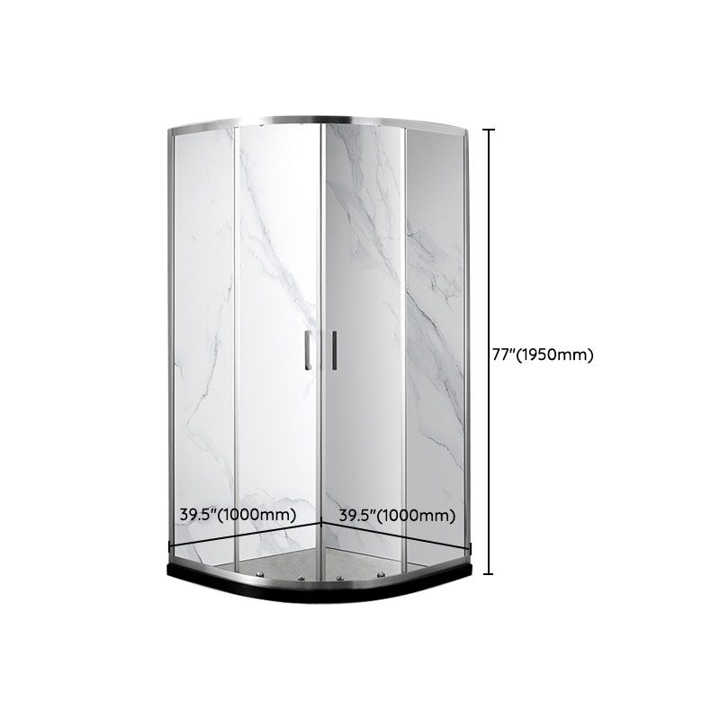 Bathroom Shower Enclosure Clear Glass Gray Corner Shower Stall Clearhalo 'Bathroom Remodel & Bathroom Fixtures' 'Home Improvement' 'home_improvement' 'home_improvement_shower_stalls_enclosures' 'Shower Stalls & Enclosures' 'shower_stalls_enclosures' 'Showers & Bathtubs' 1200x1200_8edae635-f8d9-44ad-968c-0e5ca0bc0abd