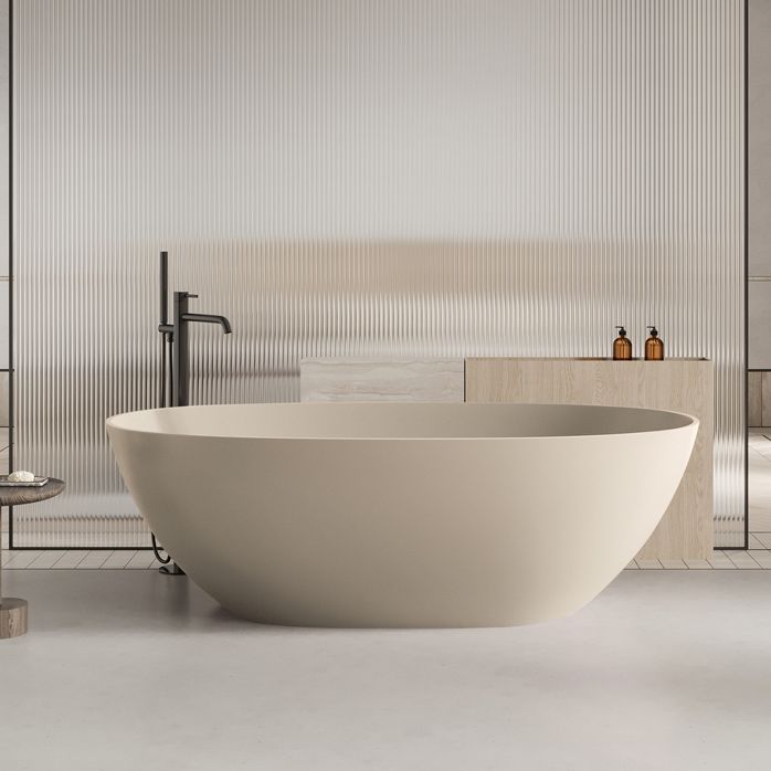 Soaking Antique Finish Bathtub Stand Alone Modern Oval Bath Tub Clearhalo 'Bathroom Remodel & Bathroom Fixtures' 'Bathtubs' 'Home Improvement' 'home_improvement' 'home_improvement_bathtubs' 'Showers & Bathtubs' 1200x1200_8f20707a-5a42-4efa-8a5c-366fe70429c1