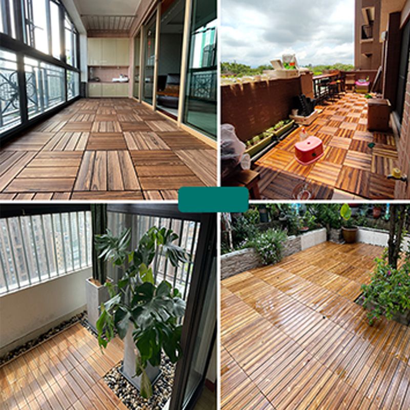 12" X 12" Square Hardwood Flooring Click-Locking Pine Wood Flooring Tiles Clearhalo 'Flooring 'Hardwood Flooring' 'hardwood_flooring' 'Home Improvement' 'home_improvement' 'home_improvement_hardwood_flooring' Walls and Ceiling' 1200x1200_8f215a5b-cc5c-4519-aed0-e5c8205c7391