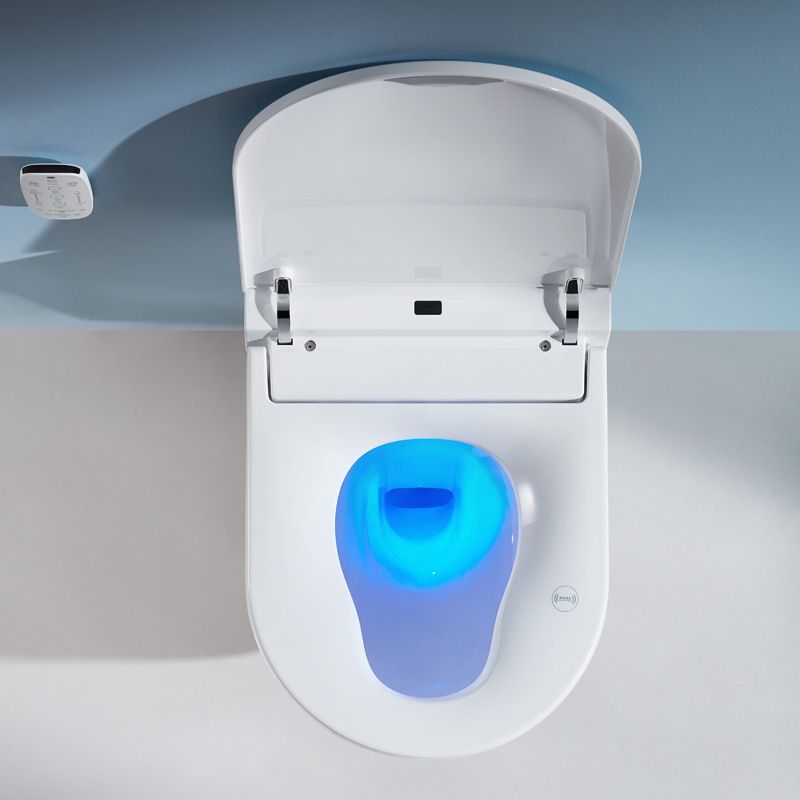 Elongated Smart Toilet Seat Bidet Stain Resistant White Bidet Seat with Heated Seat Clearhalo 'Bathroom Remodel & Bathroom Fixtures' 'Bidets' 'Home Improvement' 'home_improvement' 'home_improvement_bidets' 'Toilets & Bidets' 1200x1200_8f7a67b0-7e63-4ff3-92d7-c45b77c84fd0