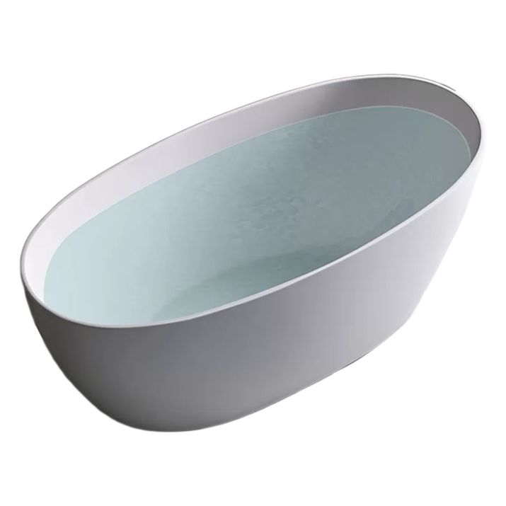 Antique Finish Stand Alone Bath Soaking Modern Oval Bath Tub Clearhalo 'Bathroom Remodel & Bathroom Fixtures' 'Bathtubs' 'Home Improvement' 'home_improvement' 'home_improvement_bathtubs' 'Showers & Bathtubs' 1200x1200_8f865844-e5ce-45e9-9304-19d9a97c06ea