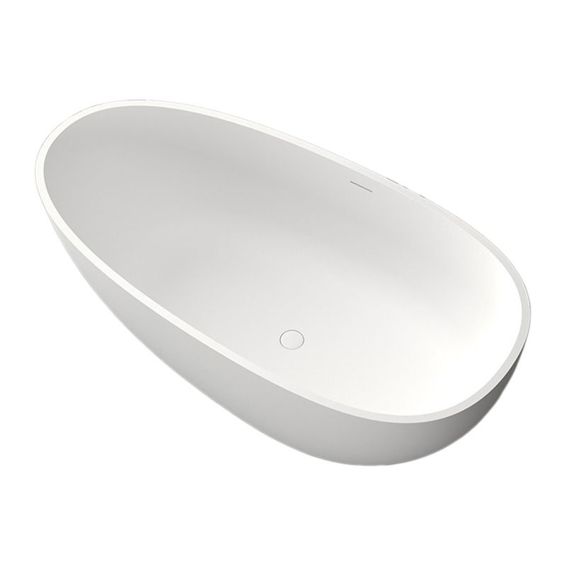 Freestanding Soaking Bathtub Antique Finish Oval Modern Bath Clearhalo 'Bathroom Remodel & Bathroom Fixtures' 'Bathtubs' 'Home Improvement' 'home_improvement' 'home_improvement_bathtubs' 'Showers & Bathtubs' 1200x1200_8fa91eb9-acf9-413a-a906-4092ec4432f7