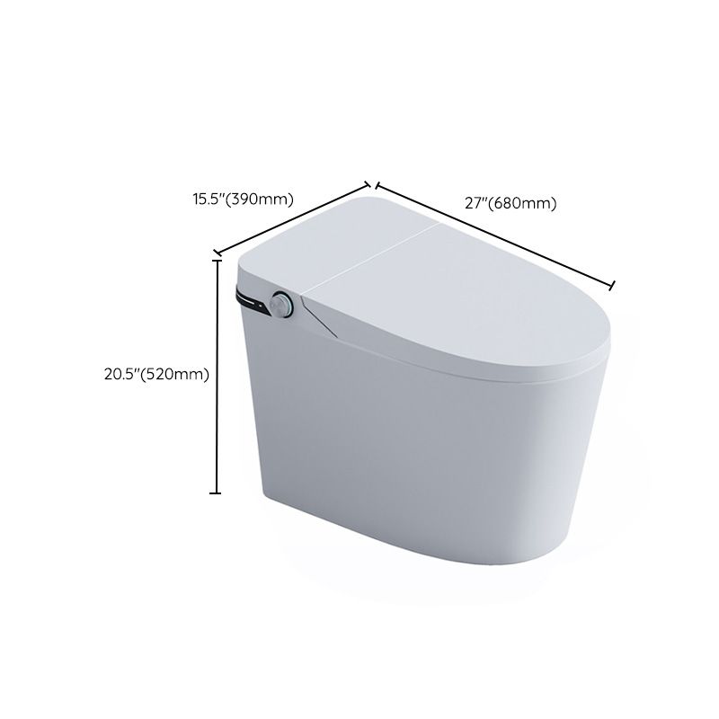 Floor Mount Bidet White Elongated Ceramic Temperature Control with Dryer Clearhalo 'Bathroom Remodel & Bathroom Fixtures' 'Bidets' 'Home Improvement' 'home_improvement' 'home_improvement_bidets' 'Toilets & Bidets' 1200x1200_8fb804ea-f978-4f8f-b752-23a670b1e82d