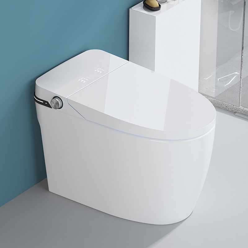 Elongated All-in-One Bidet White One-Piece Smart Toilet Bidet with Quiet-Close Clearhalo 'Bathroom Remodel & Bathroom Fixtures' 'Bidets' 'Home Improvement' 'home_improvement' 'home_improvement_bidets' 'Toilets & Bidets' 1200x1200_8fdb59f8-bcc5-4852-98b9-feadfdd3cbc3