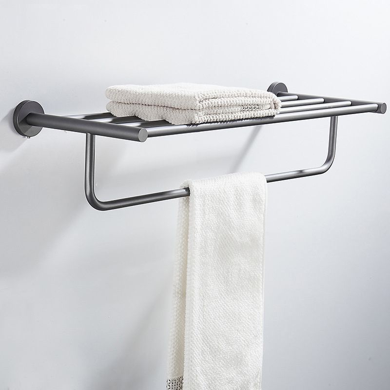 Traditional Gray Brass Bath Hardware Set Towel Bar Bathroom Hardware Set Clearhalo 'Bathroom Hardware Sets' 'Bathroom Hardware' 'Bathroom Remodel & Bathroom Fixtures' 'bathroom_hardware_sets' 'Home Improvement' 'home_improvement' 'home_improvement_bathroom_hardware_sets' 1200x1200_8ffb8e45-82f2-4e57-81a9-520f02be3bbd