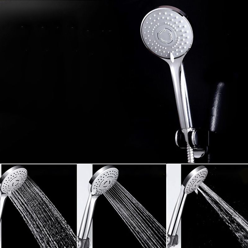 Contemporary Handheld Shower Head Adjustable Spray Pattern Silver Shower Head Clearhalo 'Bathroom Remodel & Bathroom Fixtures' 'Home Improvement' 'home_improvement' 'home_improvement_shower_heads' 'Shower Heads' 'shower_heads' 'Showers & Bathtubs Plumbing' 'Showers & Bathtubs' 1200x1200_8ffe101e-d85c-47b9-9ec3-40a28befc2f0