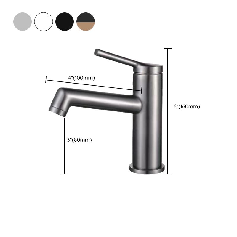 Contemporary Style Faucets Vessel Sink Bathroom Faucet with One Lever Handle Clearhalo 'Bathroom Remodel & Bathroom Fixtures' 'Bathroom Sink Faucets' 'Bathroom Sinks & Faucet Components' 'bathroom_sink_faucets' 'Home Improvement' 'home_improvement' 'home_improvement_bathroom_sink_faucets' 1200x1200_903ff453-a1cb-437d-abd7-1ab0ec051c18