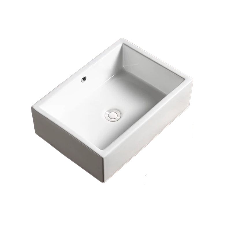 Modern Vessel Bathroom Sink Porcelain Oval with Pop-Up Drain Bathroom Sink Clearhalo 'Bathroom Remodel & Bathroom Fixtures' 'Bathroom Sinks & Faucet Components' 'Bathroom Sinks' 'bathroom_sink' 'Home Improvement' 'home_improvement' 'home_improvement_bathroom_sink' 1200x1200_90593307-9b41-41e7-9a01-97be17b87b2d