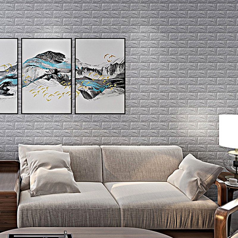 Modern Wall Tile PVC 3D Embossed Waterproof Wall Access Panel Clearhalo 'Flooring 'Home Improvement' 'home_improvement' 'home_improvement_wall_paneling' 'Wall Paneling' 'wall_paneling' 'Walls & Ceilings' Walls and Ceiling' 1200x1200_906ff75e-2043-4b54-84b5-40bb689b47c4