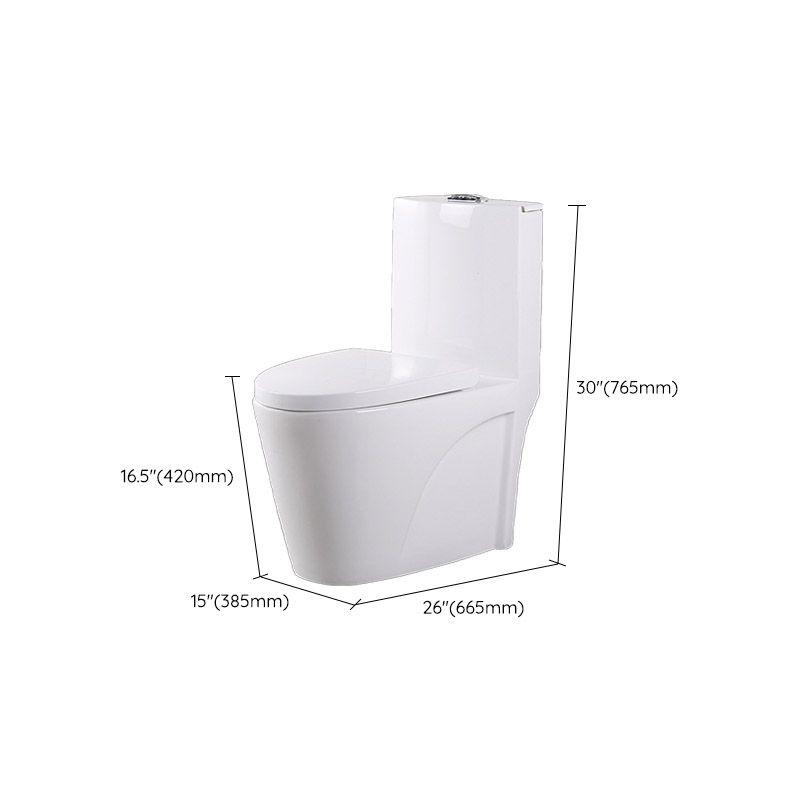 Modern White Flush Toilet Floor Mounted Toilet Bowl with Slow Close Seat for Washroom Clearhalo 'Bathroom Remodel & Bathroom Fixtures' 'Home Improvement' 'home_improvement' 'home_improvement_toilets' 'Toilets & Bidets' 'Toilets' 1200x1200_9127c05f-6a0e-410e-a988-2e9f3a7acb30