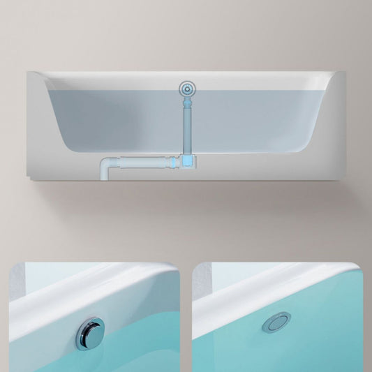 Acrylic Soaking Rectangular Bathtub Antique Finish Back to Wall Bath Tub Clearhalo 'Bathroom Remodel & Bathroom Fixtures' 'Bathtubs' 'Home Improvement' 'home_improvement' 'home_improvement_bathtubs' 'Showers & Bathtubs' 1200x1200_913cdc49-308a-490e-bd94-4d6ad1a784bc