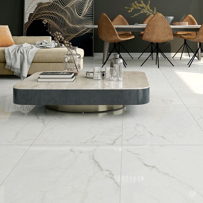 Polished Marbling Floor Tile Straight Edge Rectangle Singular Tile Clearhalo 'Floor Tiles & Wall Tiles' 'floor_tiles_wall_tiles' 'Flooring 'Home Improvement' 'home_improvement' 'home_improvement_floor_tiles_wall_tiles' Walls and Ceiling' 1200x1200_91417fe5-85a8-4f3b-b2a6-0f905b34b4fe