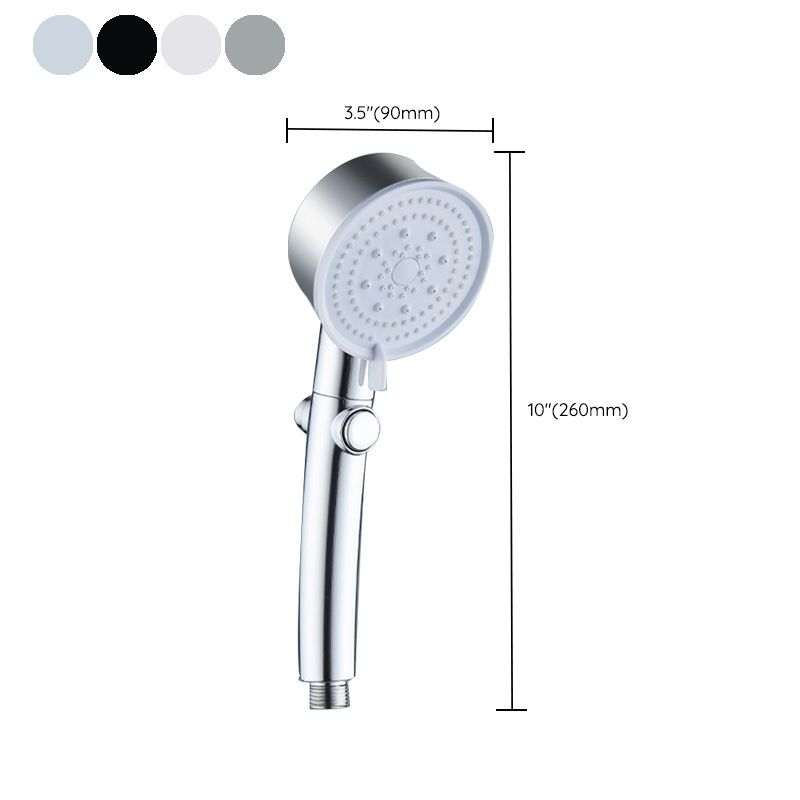 Plastic Handheld Shower Head Bathroom Adjustable Spray Pattern Shower Head Clearhalo 'Bathroom Remodel & Bathroom Fixtures' 'Home Improvement' 'home_improvement' 'home_improvement_shower_heads' 'Shower Heads' 'shower_heads' 'Showers & Bathtubs Plumbing' 'Showers & Bathtubs' 1200x1200_91681e8a-b7ec-4f20-8b8c-bc6558b3f2ee