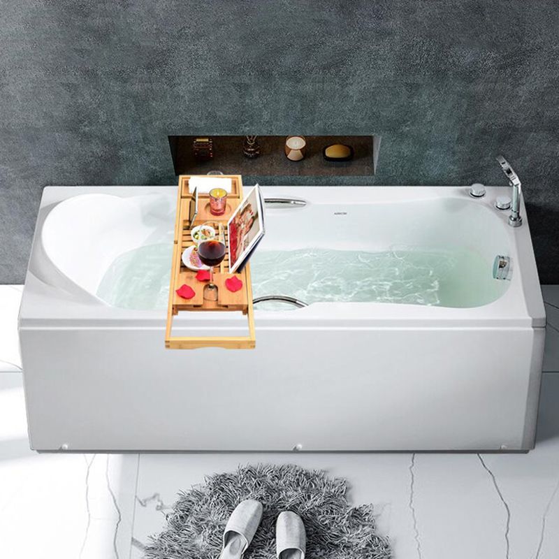 Rectangular Freestanding Bathtub Acrylic Soaking White Modern Bath (Board not Included) Clearhalo 'Bathroom Remodel & Bathroom Fixtures' 'Bathtubs' 'Home Improvement' 'home_improvement' 'home_improvement_bathtubs' 'Showers & Bathtubs' 1200x1200_91ae957a-8905-4be6-b4f1-1356ca75cdbc