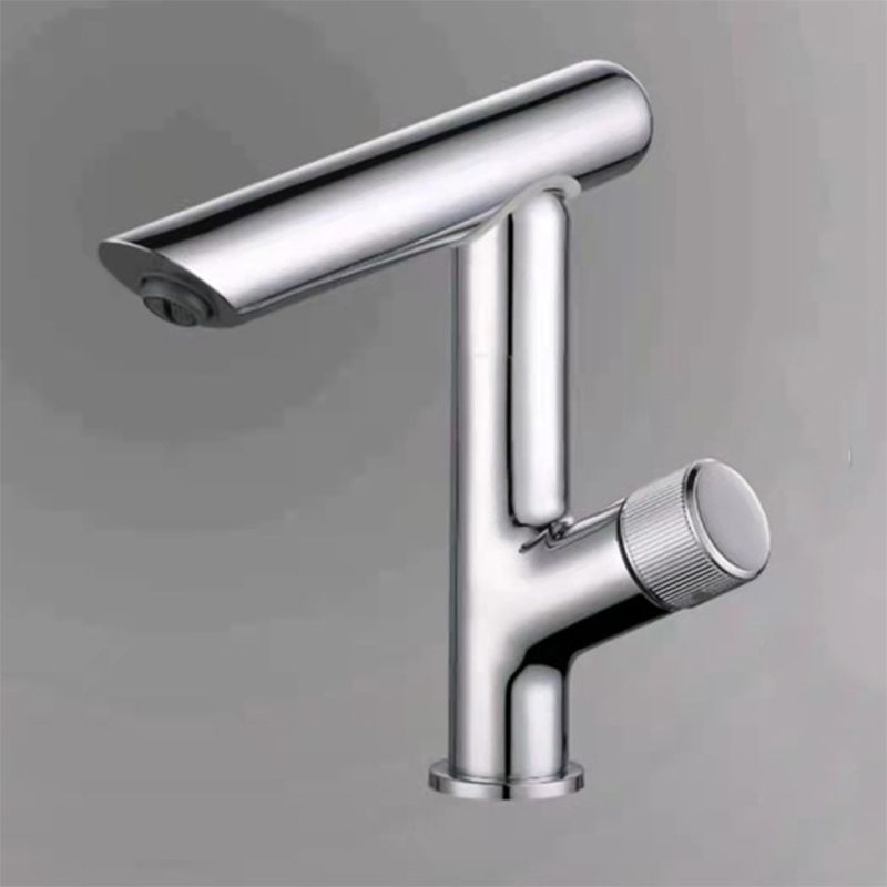 Glam Vessel Sink Faucet Brass Knob Handle Swivel Spout Bathroom Faucet Clearhalo 'Bathroom Remodel & Bathroom Fixtures' 'Bathroom Sink Faucets' 'Bathroom Sinks & Faucet Components' 'bathroom_sink_faucets' 'Home Improvement' 'home_improvement' 'home_improvement_bathroom_sink_faucets' 1200x1200_91ea671c-dc7e-4dd7-ac45-bce5dd5c1a8f