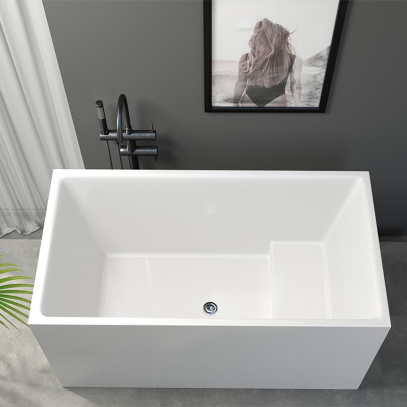 Soaking Bathtub Antique Finish Freestanding Back to Wall Bath Tub Clearhalo 'Bathroom Remodel & Bathroom Fixtures' 'Bathtubs' 'Home Improvement' 'home_improvement' 'home_improvement_bathtubs' 'Showers & Bathtubs' 1200x1200_91eeca5e-2b54-4f67-aa01-cb3fc2742e90