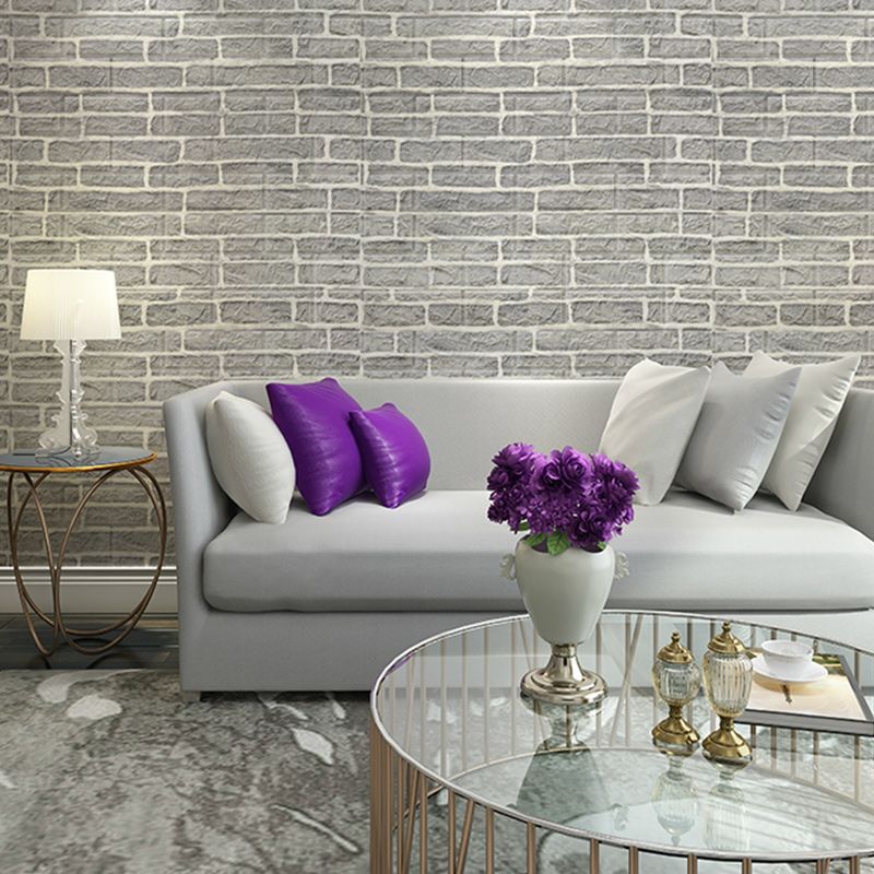 Artificial Brick Wall Plate Industrial Style Simple Home Living Room Wall Panel (1-Pack) Clearhalo 'Flooring 'Home Improvement' 'home_improvement' 'home_improvement_wall_paneling' 'Wall Paneling' 'wall_paneling' 'Walls & Ceilings' Walls and Ceiling' 1200x1200_9215d12a-c287-4b81-9dbf-017d1755cc97