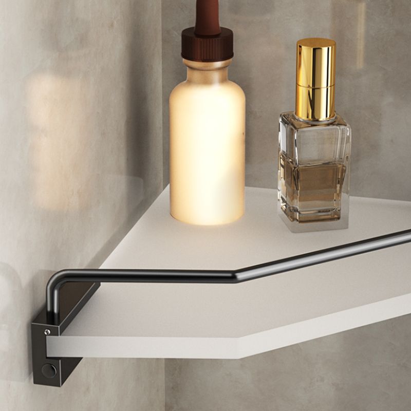 Modern Bathroom Accessory Set Bath Shelf Towel Bar Black Bath Hardware Set Clearhalo 'Bathroom Hardware Sets' 'Bathroom Hardware' 'Bathroom Remodel & Bathroom Fixtures' 'bathroom_hardware_sets' 'Home Improvement' 'home_improvement' 'home_improvement_bathroom_hardware_sets' 1200x1200_922d0842-099e-43b7-9144-e361b9a3fcd1