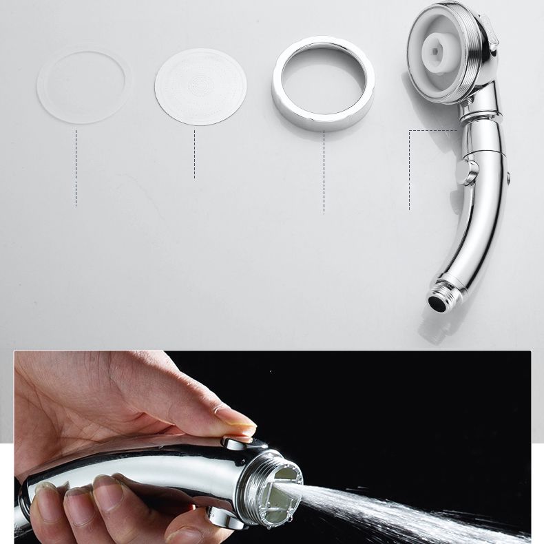 Modern Handheld Shower Head Round 3 Setting Shower Head Combo Clearhalo 'Bathroom Remodel & Bathroom Fixtures' 'Home Improvement' 'home_improvement' 'home_improvement_shower_heads' 'Shower Heads' 'shower_heads' 'Showers & Bathtubs Plumbing' 'Showers & Bathtubs' 1200x1200_92502f45-3656-4331-94e8-c698aab09abb