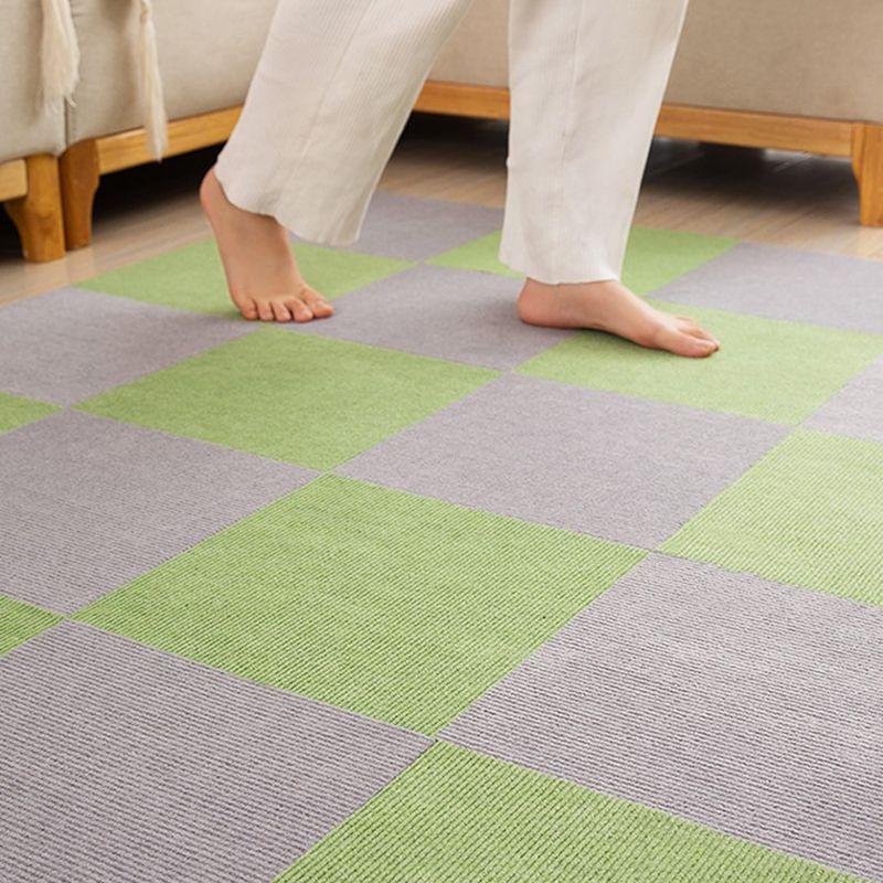 Carpet Tile Non-Skid Fade Resistant Solid Color Self-Stick Carpet Tiles Living Room Clearhalo 'Carpet Tiles & Carpet Squares' 'carpet_tiles_carpet_squares' 'Flooring 'Home Improvement' 'home_improvement' 'home_improvement_carpet_tiles_carpet_squares' Walls and Ceiling' 1200x1200_9272197c-9304-45a7-b36a-75b3c23a6d74