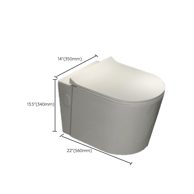Modern Ceramic Flush Toilet White Wall Hung Toilet Bowl for Washroom Clearhalo 'Bathroom Remodel & Bathroom Fixtures' 'Home Improvement' 'home_improvement' 'home_improvement_toilets' 'Toilets & Bidets' 'Toilets' 1200x1200_92c21121-8e69-4bb6-a0c6-9e93144c47ff