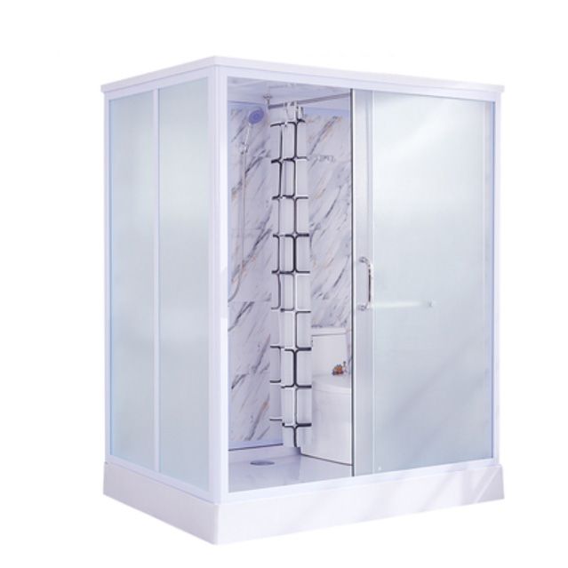 Sliding Rectangular Shower Enclosure Framed Shower Enclosure with Tempered Glass Clearhalo 'Bathroom Remodel & Bathroom Fixtures' 'Home Improvement' 'home_improvement' 'home_improvement_shower_stalls_enclosures' 'Shower Stalls & Enclosures' 'shower_stalls_enclosures' 'Showers & Bathtubs' 1200x1200_92d04413-4ea3-4676-a6b2-dc622ff6eb32