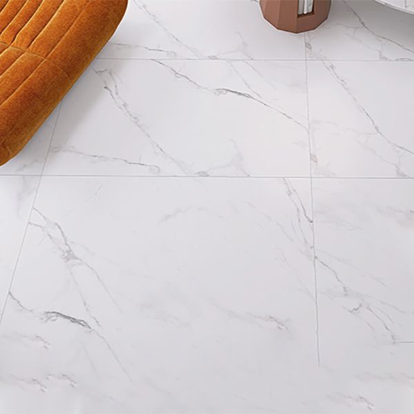 Porcelain Floor Tile Matte White Marble Look Floor and Wall Tile Clearhalo 'Floor Tiles & Wall Tiles' 'floor_tiles_wall_tiles' 'Flooring 'Home Improvement' 'home_improvement' 'home_improvement_floor_tiles_wall_tiles' Walls and Ceiling' 1200x1200_9334ecc0-affe-4f81-82ba-57ed8f989aad