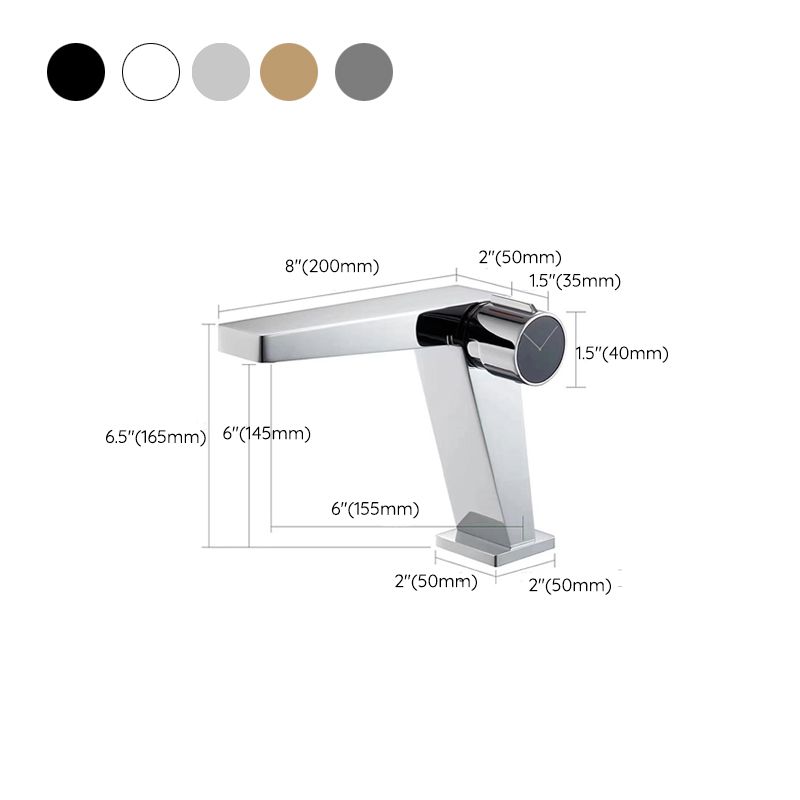 Contemporary Vessel Sink Faucet Knob Handle Bathroom Vessel Faucet Clearhalo 'bathroom_sink_faucets' 'Conjunta de Baño y Conjunta de Grifo' 'Coronamiento de Baño y Dispositivo de Baño' 'Grifo del lavabo del baño' 'Hogar' 'home_improvement' 'home_improvement_bathroom_sink_faucets' 'Mejoras para el hogar' 1200x1200_93bb0690-50f5-4714-b73e-922e8ca32f9a