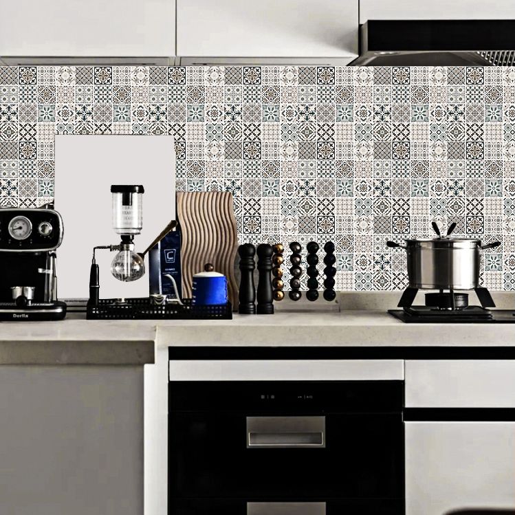 Mosaic Tile Wallpaper Plastic Stain Resistant Peel & Stick Mosaic Tile Clearhalo 'Flooring 'Home Improvement' 'home_improvement' 'home_improvement_peel_stick_blacksplash' 'Peel & Stick Backsplash Tile' 'peel_stick_blacksplash' 'Walls & Ceilings' Walls and Ceiling' 1200x1200_93e25197-f5a9-4c00-846d-63ff21cdec1d