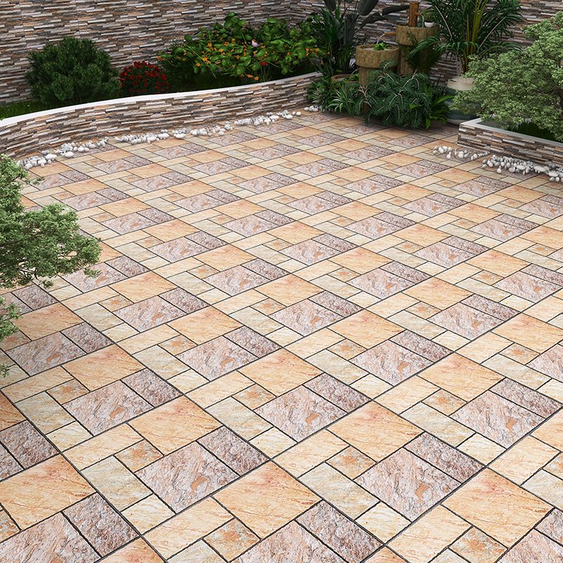 Modern Style Outdoor Floor Tile Square Straight Edge Floor Tile Clearhalo 'Floor Tiles & Wall Tiles' 'floor_tiles_wall_tiles' 'Flooring 'Home Improvement' 'home_improvement' 'home_improvement_floor_tiles_wall_tiles' Walls and Ceiling' 1200x1200_940b81f8-1c3b-4630-89bc-d8d8239a2e3e