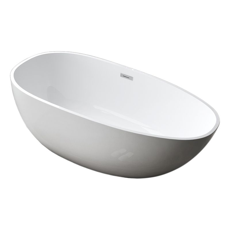 Antique Finish Stand Alone Bathtub Oval Soaking Modern Bath Tub Clearhalo 'Bathroom Remodel & Bathroom Fixtures' 'Bathtubs' 'Home Improvement' 'home_improvement' 'home_improvement_bathtubs' 'Showers & Bathtubs' 1200x1200_9418a49e-1b4a-4ac8-9b28-dc3fbc0bd46a