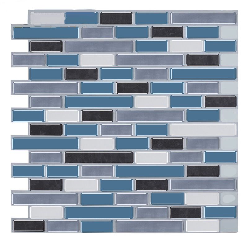 PVC Peel & Stick Tile Subway Rectangle Stain Resistant Peel & Stick Tile for Kitchen Clearhalo 'Flooring 'Home Improvement' 'home_improvement' 'home_improvement_peel_stick_blacksplash' 'Peel & Stick Backsplash Tile' 'peel_stick_blacksplash' 'Walls & Ceilings' Walls and Ceiling' 1200x1200_94226bfe-0fbc-4989-8f8f-7bd39460b44d