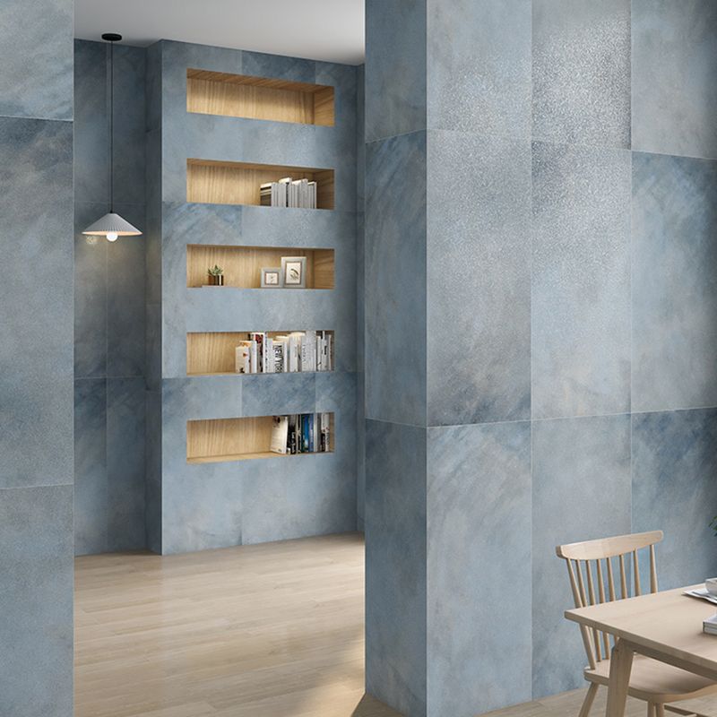 Blue Singular Tile Modern Marble Rectangular Floor and Wall Tile Clearhalo 'Floor Tiles & Wall Tiles' 'floor_tiles_wall_tiles' 'Flooring 'Home Improvement' 'home_improvement' 'home_improvement_floor_tiles_wall_tiles' Walls and Ceiling' 1200x1200_94558f1f-8661-465b-be3f-41fb42be7391