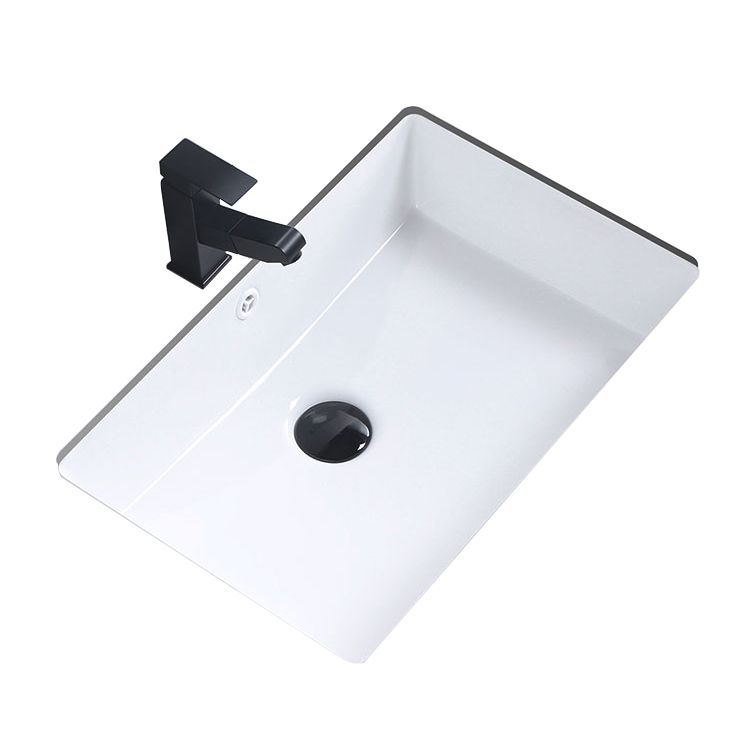 Modern Bathroom Sink Pop-Up Drain Porcelain Rectangular Vessel Bathroom Sink Clearhalo 'Bathroom Remodel & Bathroom Fixtures' 'Bathroom Sinks & Faucet Components' 'Bathroom Sinks' 'bathroom_sink' 'Home Improvement' 'home_improvement' 'home_improvement_bathroom_sink' 1200x1200_94c68f27-4a12-4f26-b715-2439189692fe