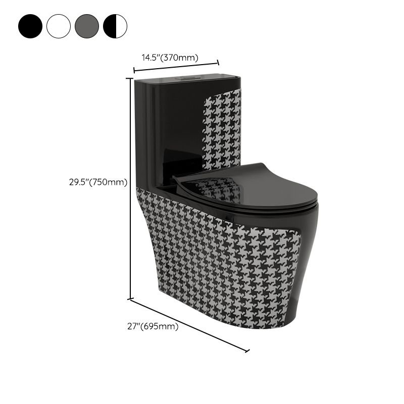 Floor Mount Flush Toilet Traditional Skirted One-Piece Toilet with Slow Close Seat Clearhalo 'Bathroom Remodel & Bathroom Fixtures' 'Home Improvement' 'home_improvement' 'home_improvement_toilets' 'Toilets & Bidets' 'Toilets' 1200x1200_94df8cd9-0fef-4fe0-a8f6-8573e76888d0