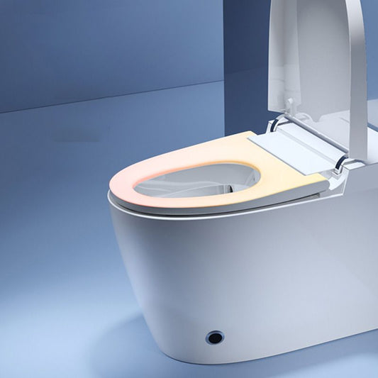 Contemporary White Floor Standing Bidet with Heated Seat and Foot Sensor Clearhalo 'Bathroom Remodel & Bathroom Fixtures' 'Bidets' 'Home Improvement' 'home_improvement' 'home_improvement_bidets' 'Toilets & Bidets' 1200x1200_95284771-1444-431a-b150-66928c45bafb
