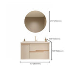 Mirror Included Wall Mount Bathroom Sink Vanity with Doors Drawers Clearhalo 'Bathroom Remodel & Bathroom Fixtures' 'Bathroom Vanities' 'bathroom_vanities' 'Home Improvement' 'home_improvement' 'home_improvement_bathroom_vanities' 1200x1200_9568c382-1142-4130-8f2c-cfd0a3dee53d