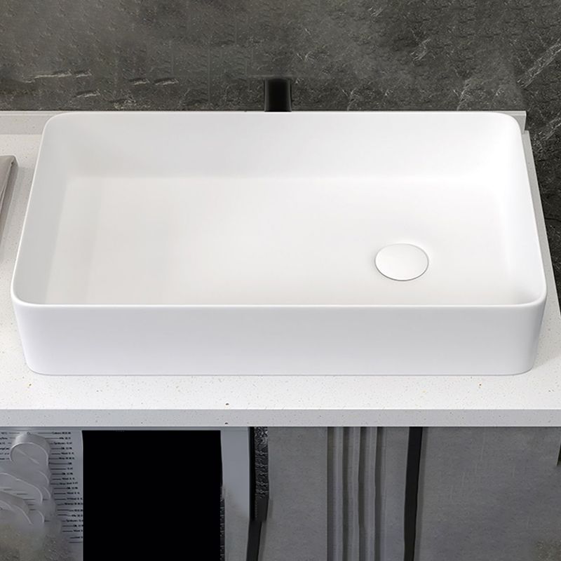 Modern Style Trough Bathroom Sink Rectangle Ceramic Trough Bathroom Sink in White Clearhalo 'Bathroom Remodel & Bathroom Fixtures' 'Bathroom Sinks & Faucet Components' 'Bathroom Sinks' 'bathroom_sink' 'Home Improvement' 'home_improvement' 'home_improvement_bathroom_sink' 1200x1200_957194f0-b814-4e5a-8008-8039169706c0