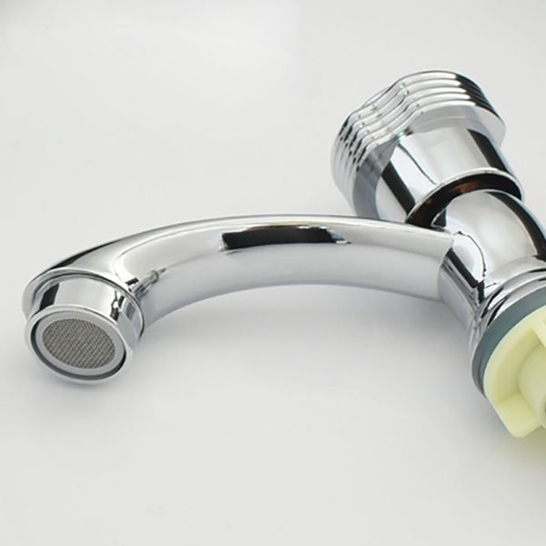 Contemporary Faucet Knob Handle Low Arc Zinc Faucet in Silver Clearhalo 'Bathroom Remodel & Bathroom Fixtures' 'Bathroom Sink Faucets' 'Bathroom Sinks & Faucet Components' 'bathroom_sink_faucets' 'Home Improvement' 'home_improvement' 'home_improvement_bathroom_sink_faucets' 1200x1200_95953e14-5be5-4345-b133-9ffd40afb00d