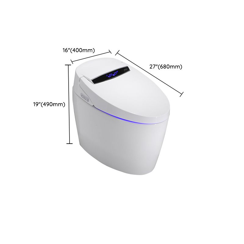 Contemporary White Floor Standing Bidet with Heated Seat and Remote Control Included Clearhalo 'Bathroom Remodel & Bathroom Fixtures' 'Bidets' 'Home Improvement' 'home_improvement' 'home_improvement_bidets' 'Toilets & Bidets' 1200x1200_95ca86e2-4220-4474-997a-7318f8a2c4fe