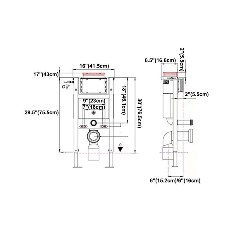 Wall Mount Toilet All-In-One Foot Induction Toilet with Concealed Tank Clearhalo 'Bathroom Remodel & Bathroom Fixtures' 'Home Improvement' 'home_improvement' 'home_improvement_toilets' 'Toilets & Bidets' 'Toilets' 1200x1200_95d33804-0015-4a53-b699-a52e1a90fee5