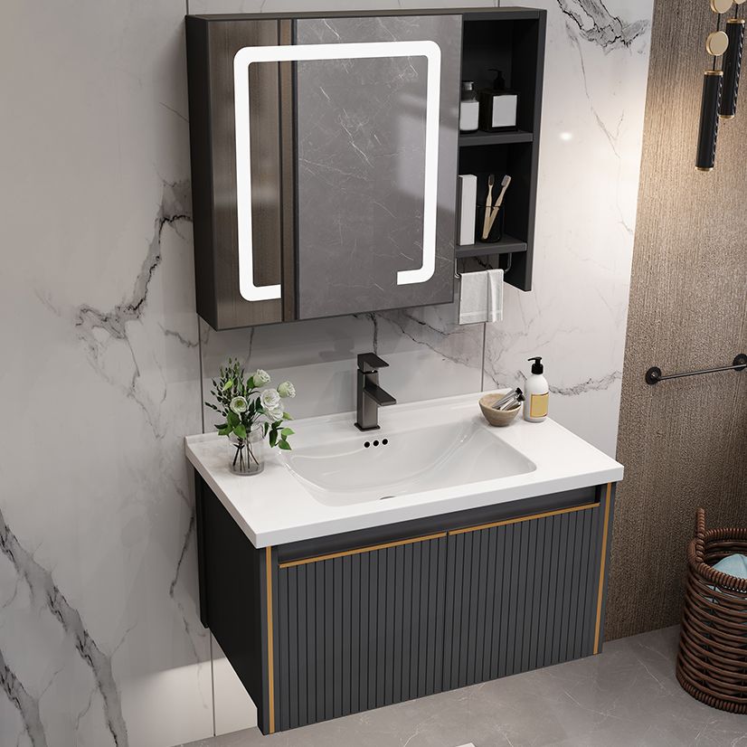 Wall Mount Bathroom Sink Vanity Modern Faucet Included Bathroom Vanity Set Clearhalo 'Bathroom Remodel & Bathroom Fixtures' 'Bathroom Vanities' 'bathroom_vanities' 'Home Improvement' 'home_improvement' 'home_improvement_bathroom_vanities' 1200x1200_95da9e5c-8e66-4e79-b724-f754e2bc5a34