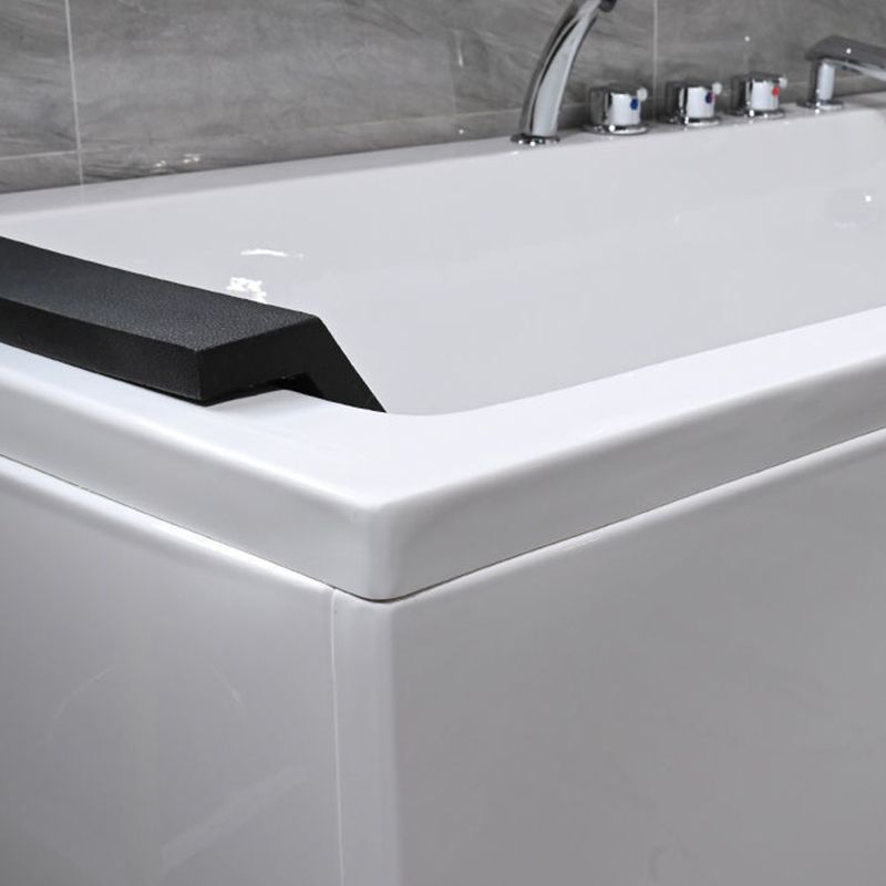 Freestanding Acrylic Bathtub Modern Stand Alone Soaking Tub with Pop-up Drain Clearhalo 'Bathroom Remodel & Bathroom Fixtures' 'Bathtubs' 'Home Improvement' 'home_improvement' 'home_improvement_bathtubs' 'Showers & Bathtubs' 1200x1200_96004a5e-6ebd-453f-b3f0-aa9f029d5f87