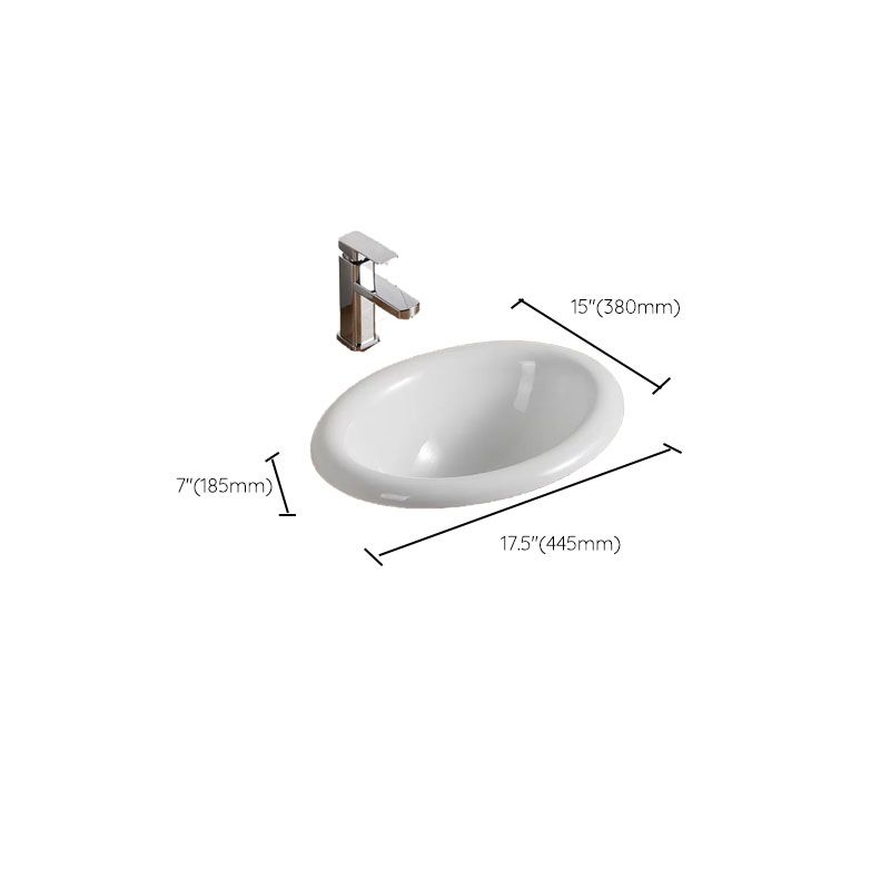 Contemporary Bathroom Sink with Pop-Up Drain Porcelain Oval-Shape Undermount Bathroom Sink Clearhalo 'Bathroom Remodel & Bathroom Fixtures' 'Bathroom Sinks & Faucet Components' 'Bathroom Sinks' 'bathroom_sink' 'Home Improvement' 'home_improvement' 'home_improvement_bathroom_sink' 1200x1200_961d7976-3b6a-4217-b295-a82efcca1338