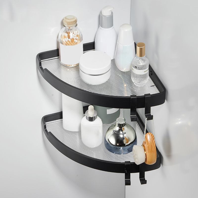 Modern Gold/Black 3 Piece Bathroom Accessory Set, Bath Shelf Clearhalo 'Bathroom Hardware Sets' 'Bathroom Hardware' 'Bathroom Remodel & Bathroom Fixtures' 'bathroom_hardware_sets' 'Home Improvement' 'home_improvement' 'home_improvement_bathroom_hardware_sets' 1200x1200_964a2318-7822-485d-9d23-6ff8cd4b38ff