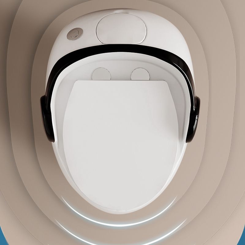 Contemporary Floor Mount Flush Toilet Seat Included Toilet Bowl for Washroom Clearhalo 'Bathroom Remodel & Bathroom Fixtures' 'Home Improvement' 'home_improvement' 'home_improvement_toilets' 'Toilets & Bidets' 'Toilets' 1200x1200_967b04b3-d849-4638-80d9-21d1a88da343