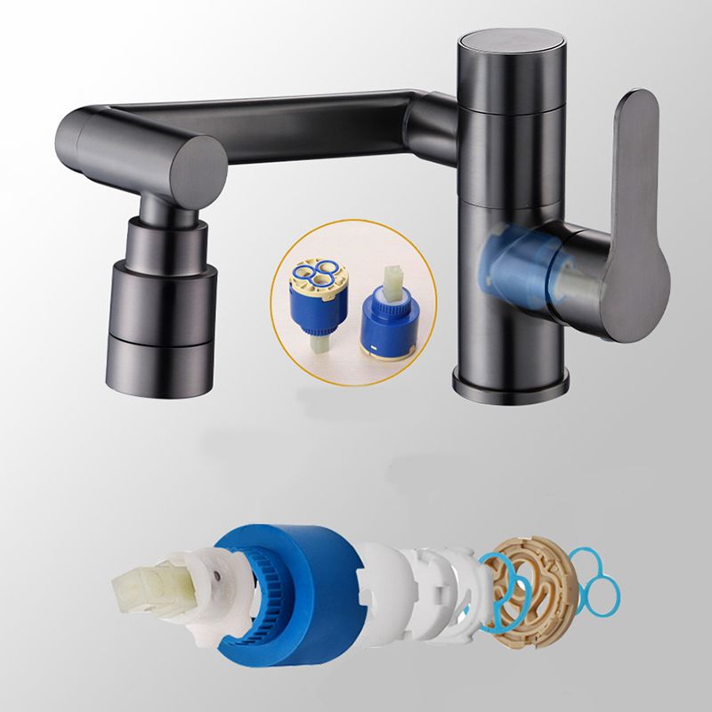 Modern Widespread Sink Faucet Solid Color Stainless Steel Centerset Lavatory Faucet Clearhalo 'bathroom_sink_faucets' 'Conjunta de Baño y Conjunta de Grifo' 'Coronamiento de Baño y Dispositivo de Baño' 'Grifo del lavabo del baño' 'Hogar' 'home_improvement' 'home_improvement_bathroom_sink_faucets' 'Mejoras para el hogar' 1200x1200_969c2f59-4ba0-4a3e-948f-67fb1d28e8a6