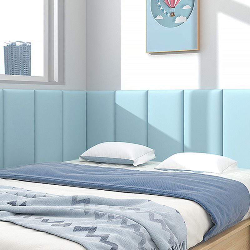 Upholstered Wall Panel Whole Colored PU Leather Waterproof Children's Room Wall Panel Clearhalo 'Flooring 'Home Improvement' 'home_improvement' 'home_improvement_wall_paneling' 'Wall Paneling' 'wall_paneling' 'Walls & Ceilings' Walls and Ceiling' 1200x1200_96a25dc7-bce2-402f-bcef-c2964f815d2f