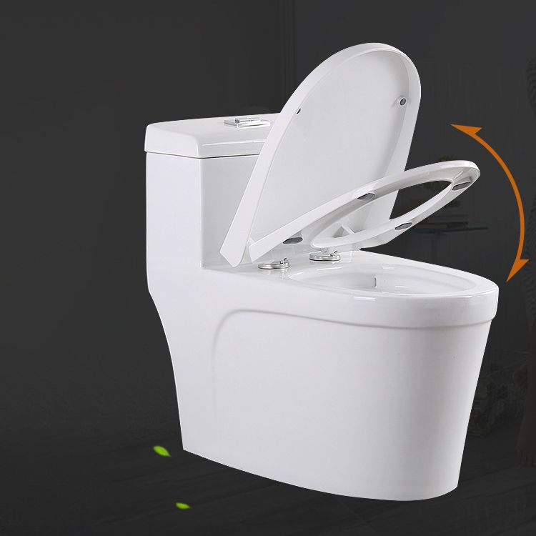 White Modern Flush Toilet Ceramic Elong One-Piece Toilet with Slow Close Seat Clearhalo 'Bathroom Remodel & Bathroom Fixtures' 'Home Improvement' 'home_improvement' 'home_improvement_toilets' 'Toilets & Bidets' 'Toilets' 1200x1200_96ab7b79-4cd5-4b03-b2ac-676b6c0ce48c
