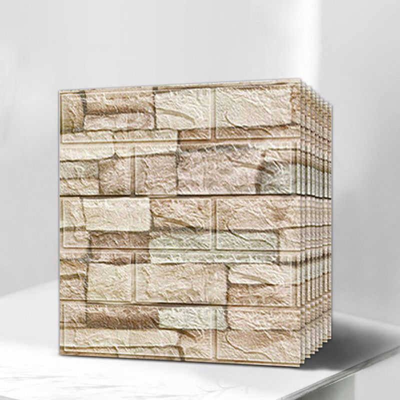 Farmhouse Wall Plank 3D Brick Bathroom and Living Room Wall Panels Set of 2 Clearhalo 'Flooring 'Home Improvement' 'home_improvement' 'home_improvement_wall_paneling' 'Wall Paneling' 'wall_paneling' 'Walls & Ceilings' Walls and Ceiling' 1200x1200_96b3dc7c-2ac5-4f9f-a15e-87aabac42ea8